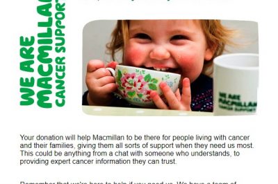 How your used toners made £317.31 for MACMILLAN